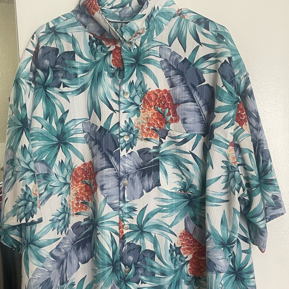 3XLT Van Heusen short sleeve button up